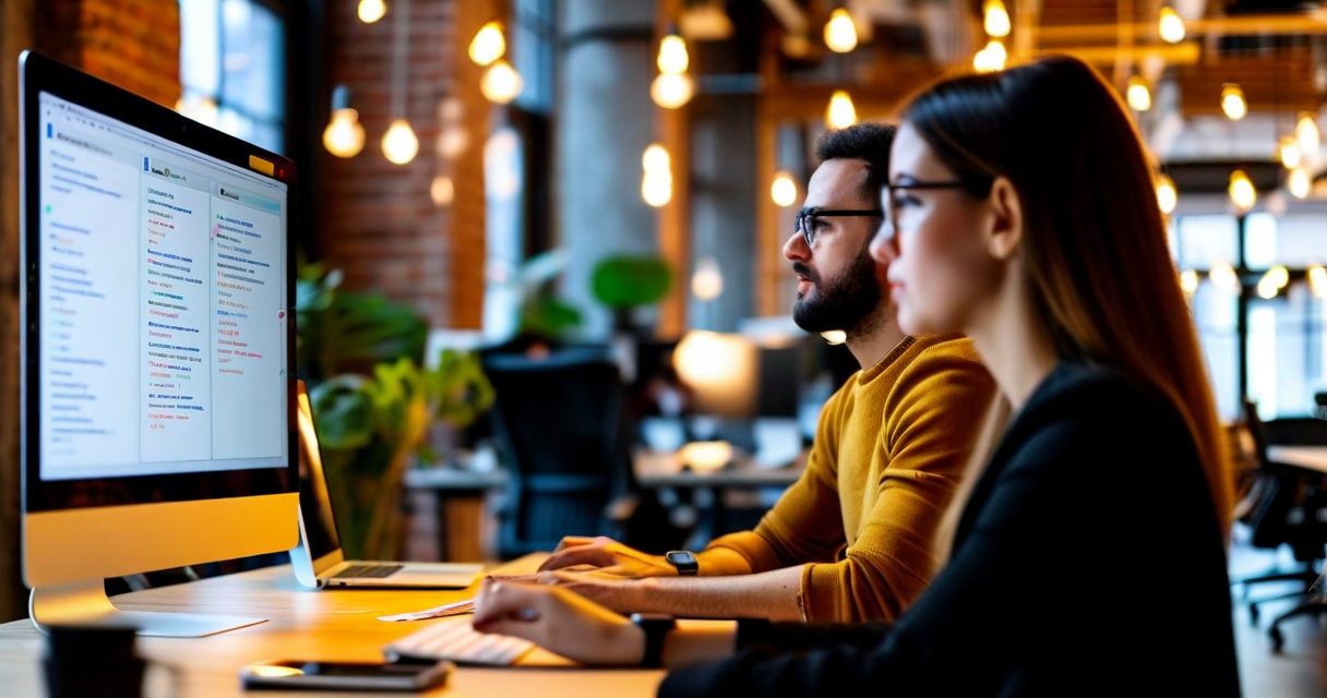 Creator and VA collaborating via shared workspace on screen